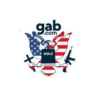 Gab Emblem USA Sticker