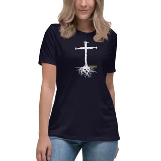 Colossians 2:7 Women's Relaxed T-Shirt
