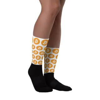 Bitcoin High Socks