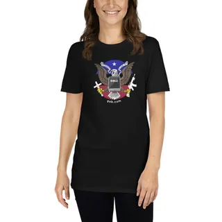 Gab Emblem Color Women's T-Shirt (+1 Yr. PRO) - Black